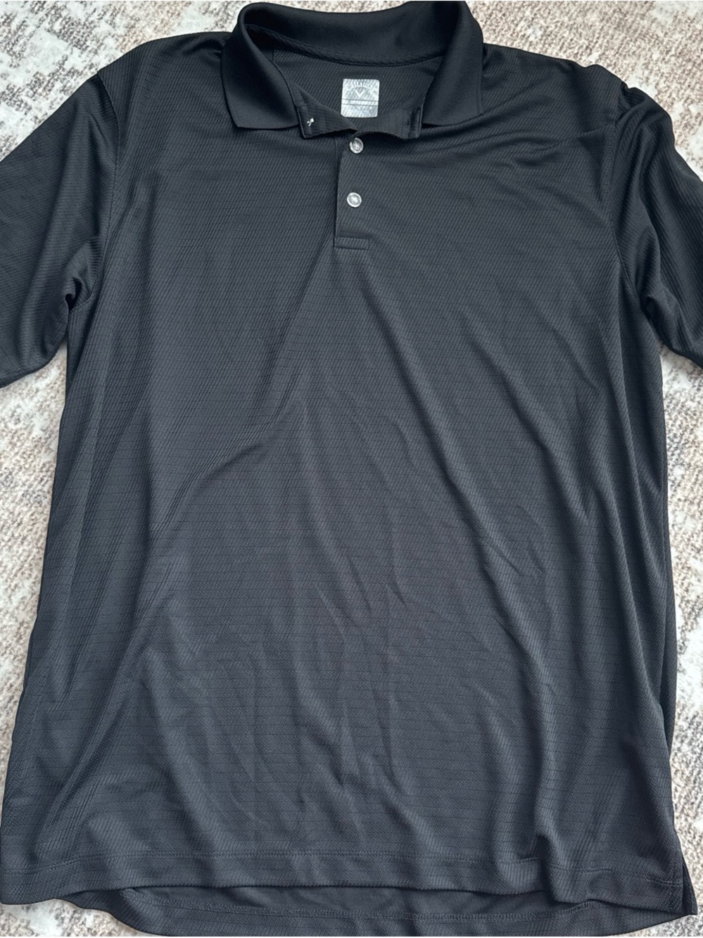 Callaway Men’s Black Performance Polo Shirt - Breathable Short Sleeve